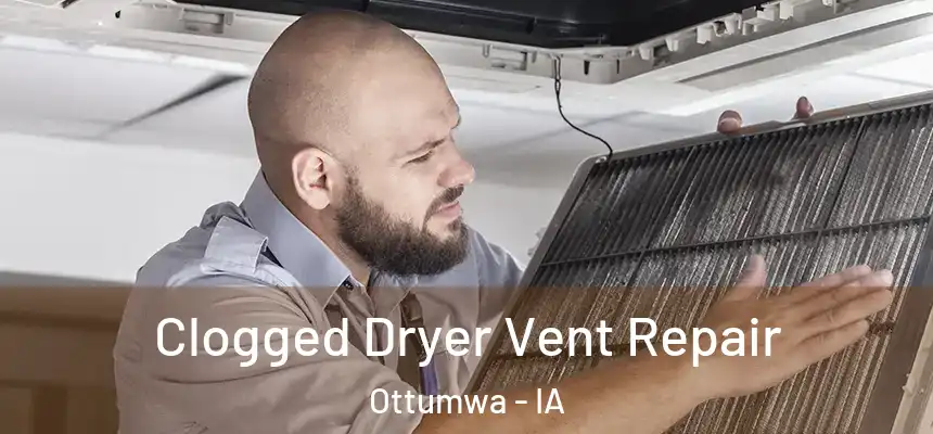  Clogged Dryer Vent Repair Ottumwa - IA